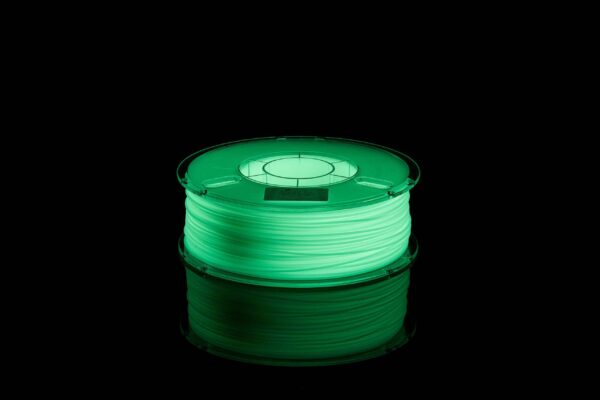 PolyLite PLA Glow Green 175 Spool Picture Laid scaled