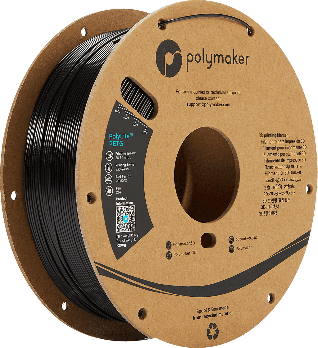 Polymaker PolyLite PETG Black