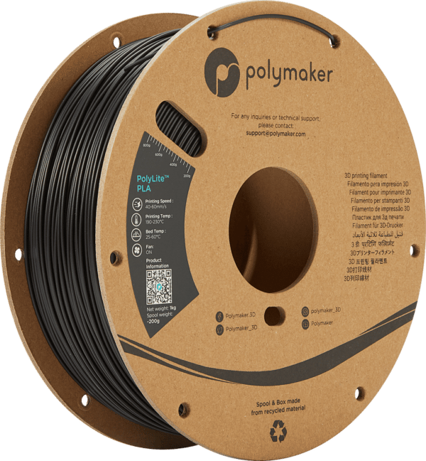 Polymaker PolyLite PLA Black