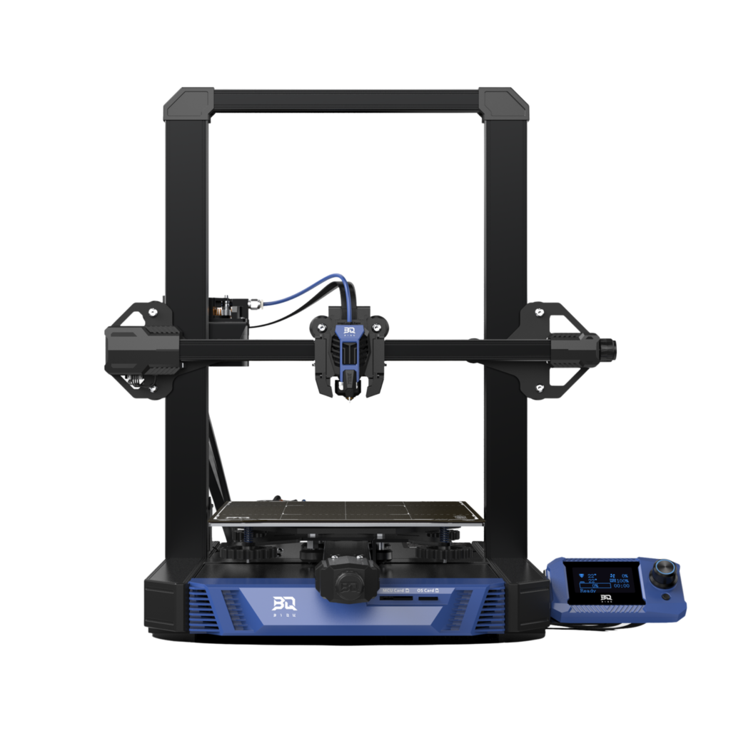 Designed with a smooth machine body line, and cool blue & black colorway, the newly launched 3D printer, Hurakan, is like a hypercar, fast, accurate, and safe. The self-developed integrated Manta control board integrates the CB1 computing board to provide an innovative and compact way to run Klipper. Plus, an independently created BIQU MicroProbe makes the leveling easier and printing more precise. A built-in WiFi module could remotely control your printer. And selectable heating areas contribute to the efficient use of energy. Collaborating with the TMC2209 stepper driver makes the printer super silent at less than 50dB. Various RGB lights add more illumination and appeal! The Hurakan design keeps avid DIYers in mind. Plenty of upgrades from the BIGTREETECH accessory ecosystem are available, so you can build your own one-of-a-kind BIQU Hurakan!