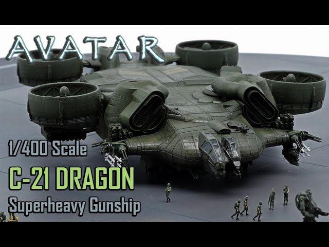 Free Resin 3D Print STL for Avatar’s C-21 Dragon Assault Ship